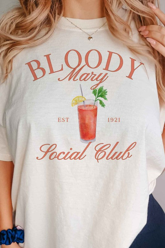 BLOODY MARY SOCIAL CLUB GRAPHIC TEE