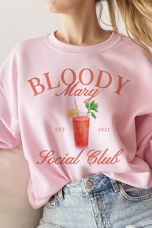 BLOODY MARY SOCIAL CLUB GRAPHIC SWEATSHIRT