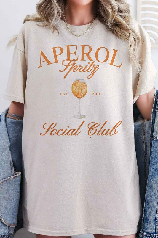 APEROL SPRITZ SOCIAL CLUB GRAPHIC TEE