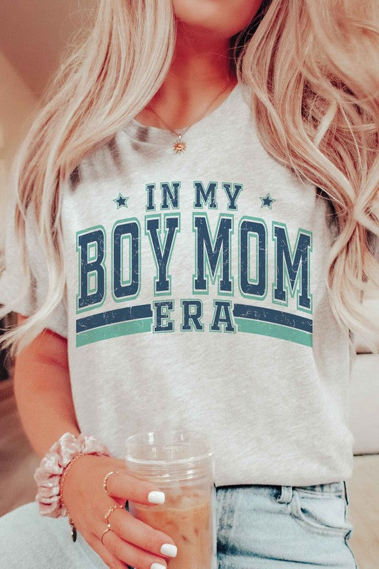 IN MY BOY MOM ERA Graphic T-Shirt - lolaluxeshop