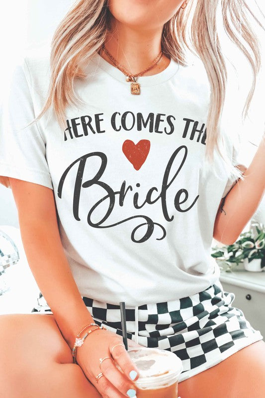 HERE COMES THE BRIDE Graphic T-Shirt - lolaluxeshop