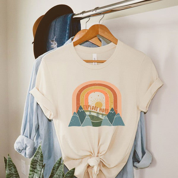 Boho Explore More Short Sleeve Graphic Tee - lolaluxeshop