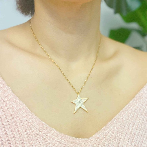 Lara Land Shiny Star Necklace - lolaluxeshop