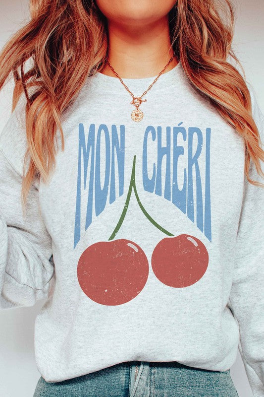 MON CHERIE Graphic Sweatshirt - lolaluxeshop