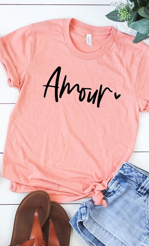 Amour Valentines Graphic Tee PLUS - lolaluxeshop