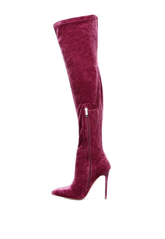 Madmiss Stiletto Calf Boots - lolaluxeshop