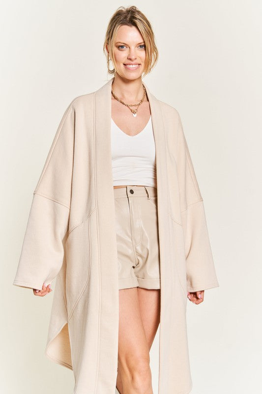 OVERSIZED KNIT CARDIGAN PLUS JJO5013P - lolaluxeshop