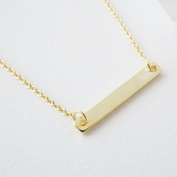 Mini Bar Necklace - lolaluxeshop