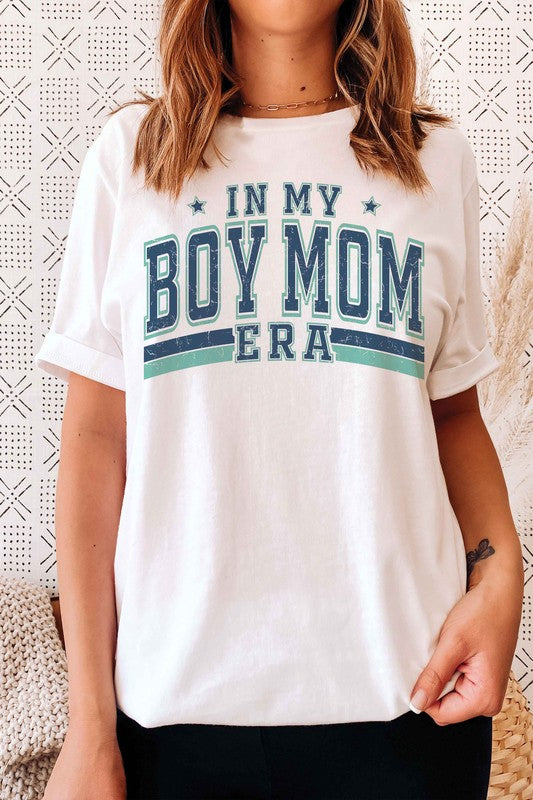 IN MY BOY MOM ERA Graphic T-Shirt - lolaluxeshop