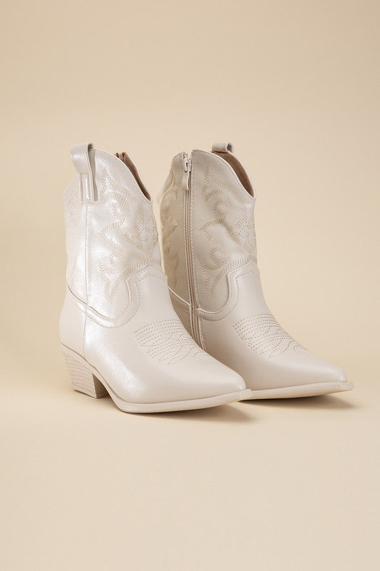 WILLA-1 WESTERN BOOTIES - lolaluxeshop