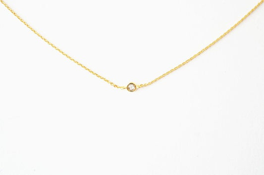 Solo Bezel Necklace - lolaluxeshop