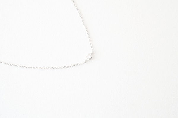 Solo Bezel Necklace - lolaluxeshop