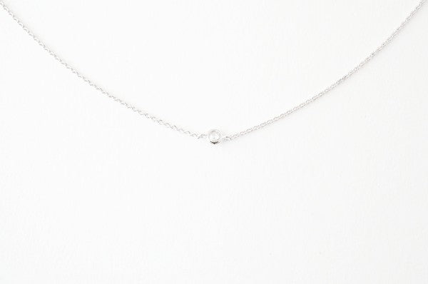 Solo Bezel Necklace - lolaluxeshop