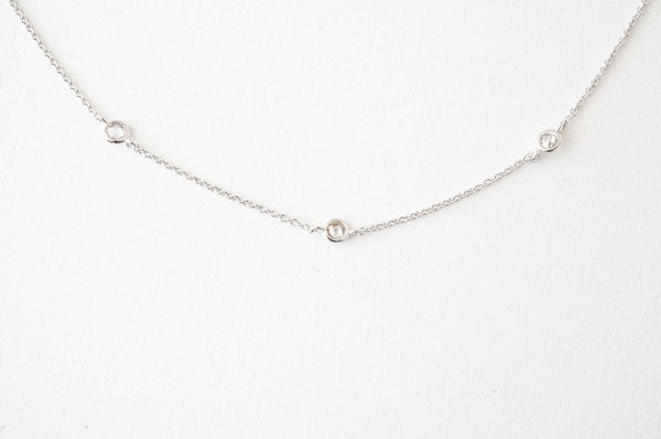 Crystal Bezel Trio Necklace - lolaluxeshop