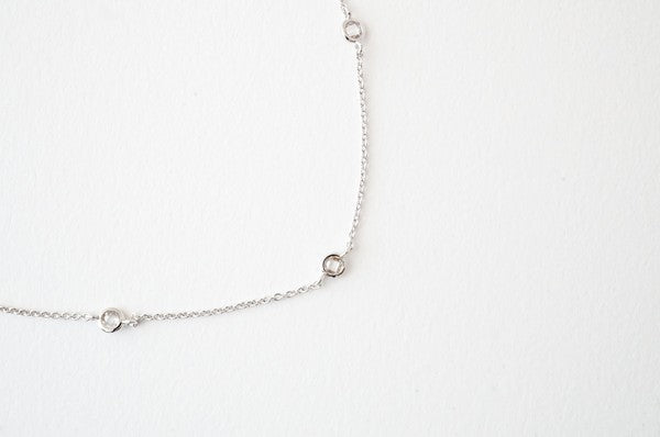 Crystal Bezel Trio Necklace - lolaluxeshop