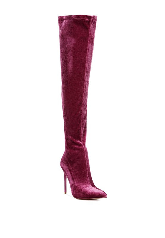 Madmiss Stiletto Calf Boots - lolaluxeshop