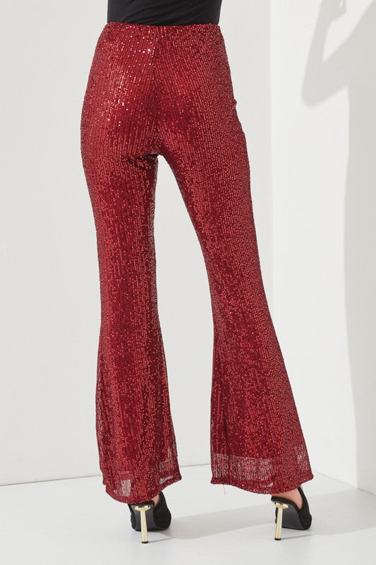 HIGHWAIST SEQUIN PANTS KRP3080 - lolaluxeshop