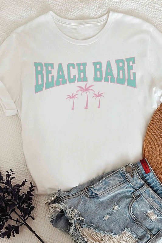 BEACH BABE Graphic Tee - lolaluxeshop