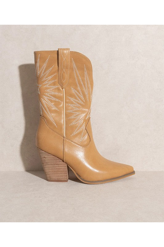 EMERSYN-WESTERN BOOTS - lolaluxeshop