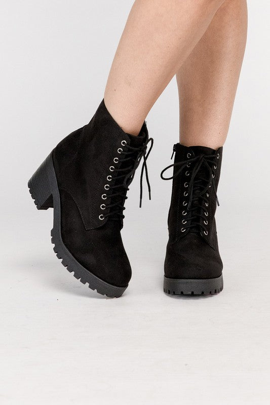 FUZZY Combat Boots - lolaluxeshop