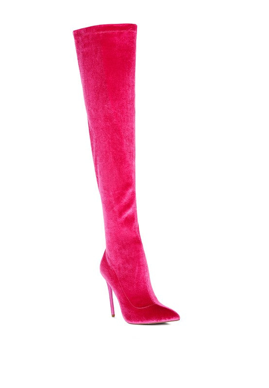 Madmiss Stiletto Calf Boots - lolaluxeshop