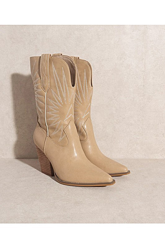 EMERSYN-WESTERN BOOTS - lolaluxeshop