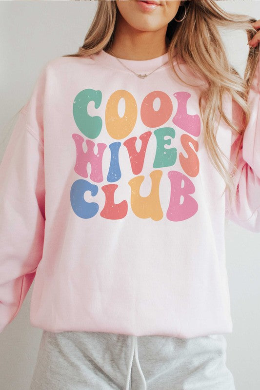 COOL WIVES CLUB Graphic Sweatshirt - lolaluxeshop