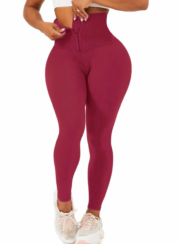 Corset Waist Buttery Soft leggings Body Shaper - lolaluxeshop