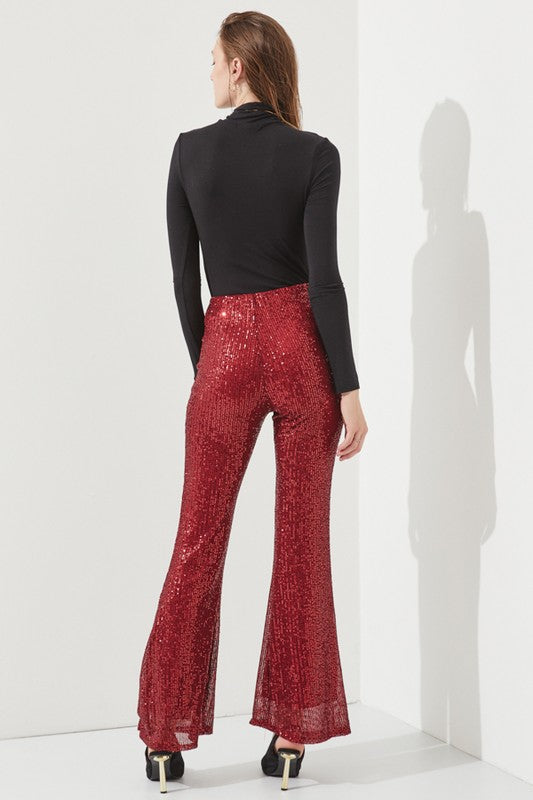 HIGHWAIST SEQUIN PANTS KRP3080 - lolaluxeshop