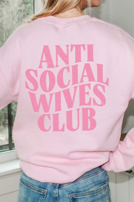 FB ANTI SOCIAL WIVES CLUB Graphic Sweatshirt - lolaluxeshop