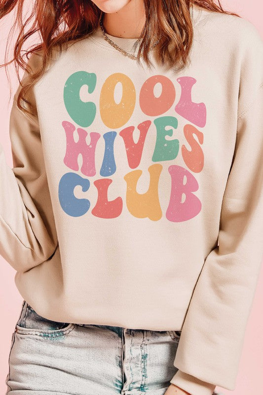 COOL WIVES CLUB Graphic Sweatshirt - lolaluxeshop