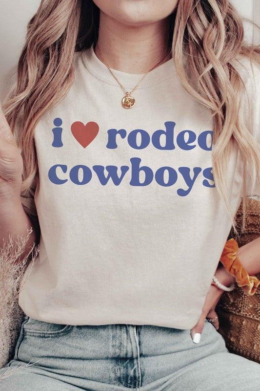 I LOVE RODEO COWBOYS Graphic Tee - lolaluxeshop