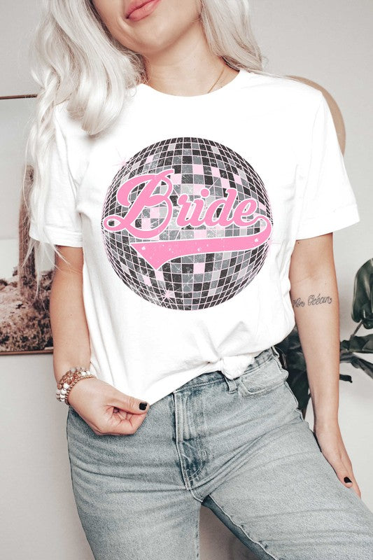 BRIDE DISCO BALL Graphic T-Shirt - lolaluxeshop