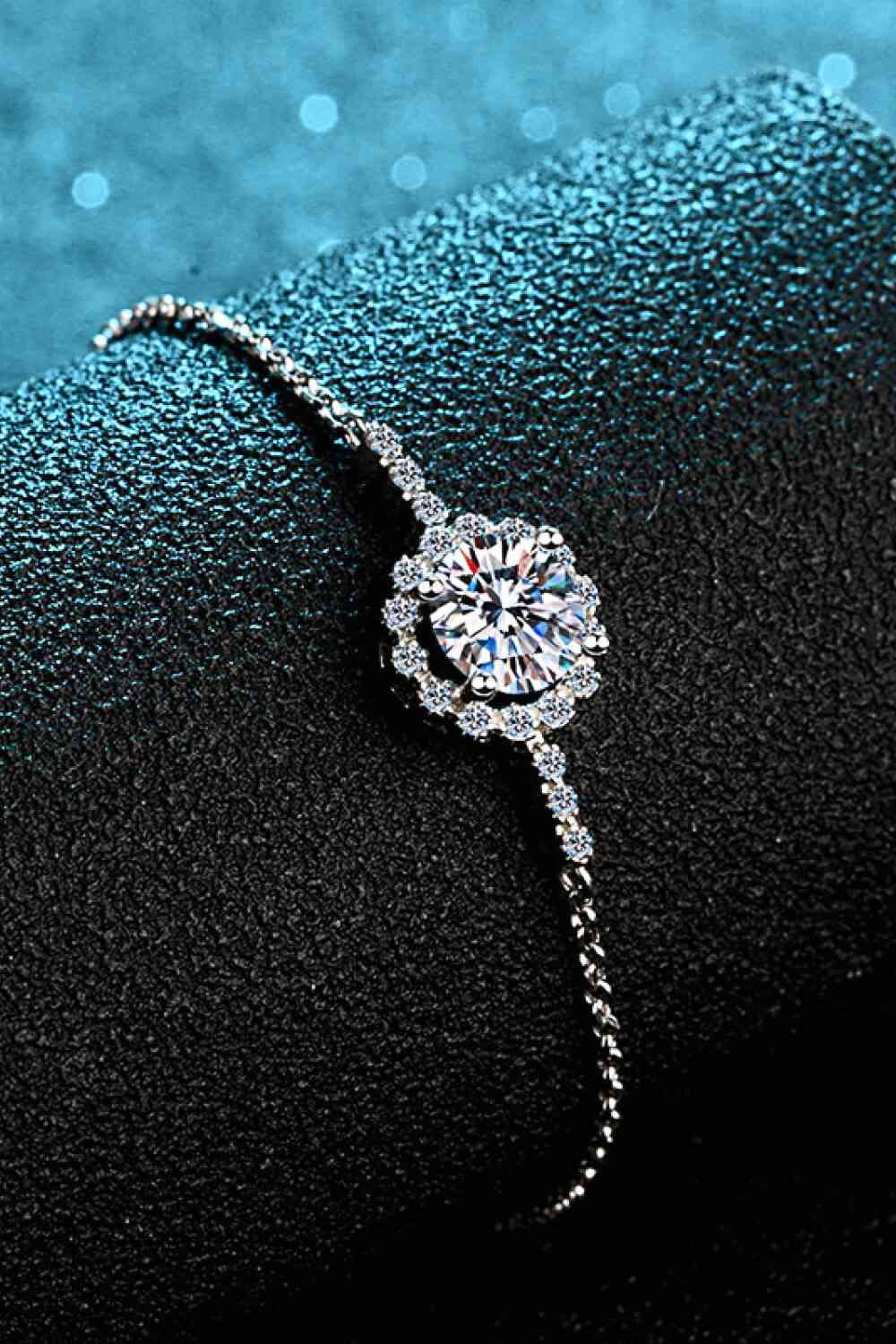 1 Carat Moissanite Chain Bracelet - lolaluxeshop