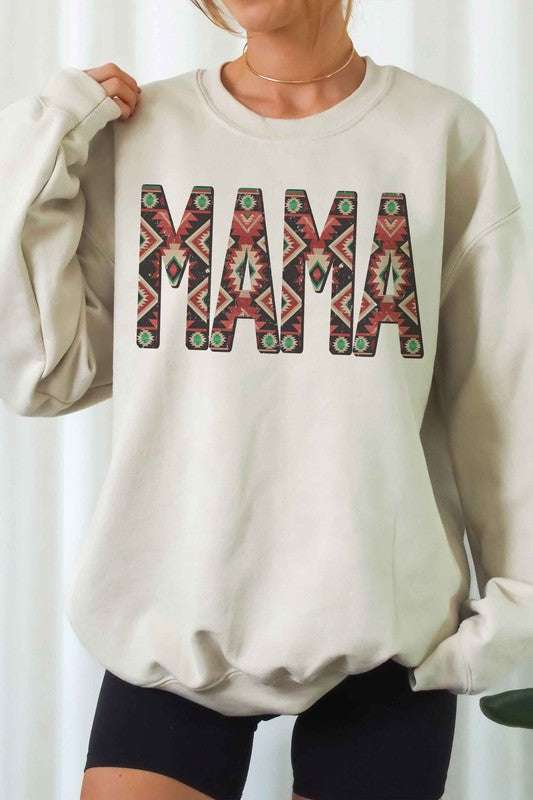 AZTEC MAMA Graphic Sweatshirt - lolaluxeshop