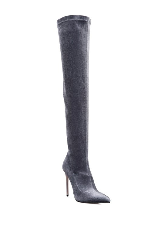 Madmiss Stiletto Calf Boots - lolaluxeshop