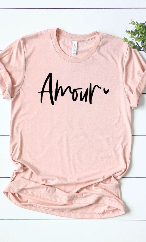 Amour Valentines Graphic Tee PLUS - lolaluxeshop