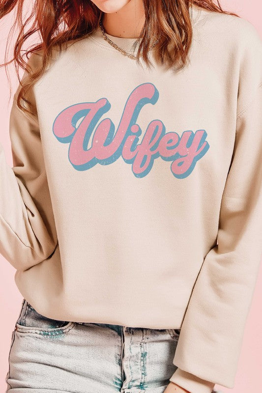 WIFEY Graphic Sweatshirt - lolaluxeshop