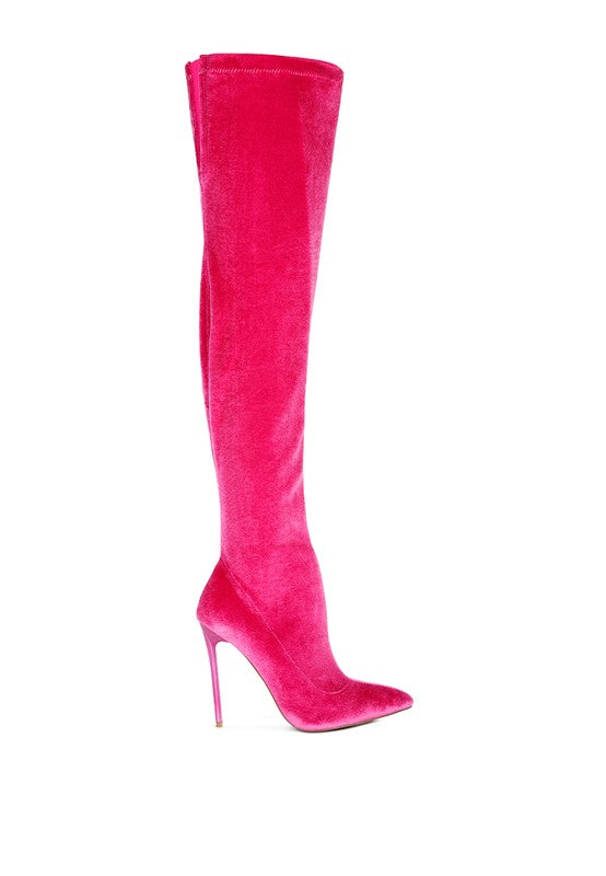 Madmiss Stiletto Calf Boots - lolaluxeshop