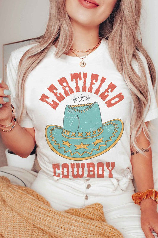 CERTIFIED COWBOY Graphic Tee - lolaluxeshop