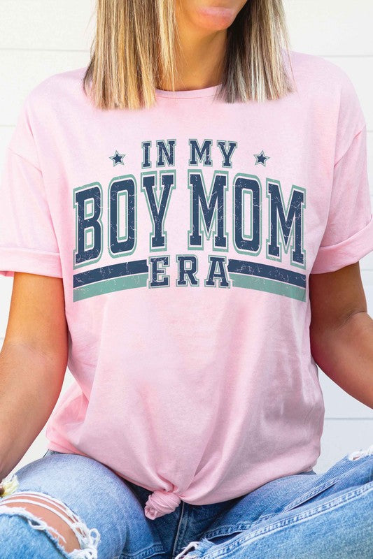 IN MY BOY MOM ERA Graphic T-Shirt - lolaluxeshop