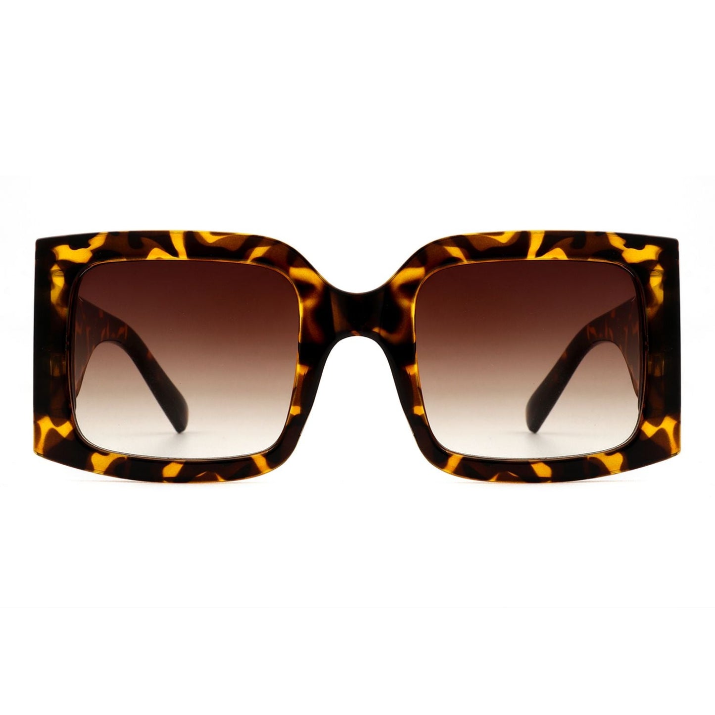 Vesela - Retro Square Oversize Fashion Sunglasses - lolaluxeshop