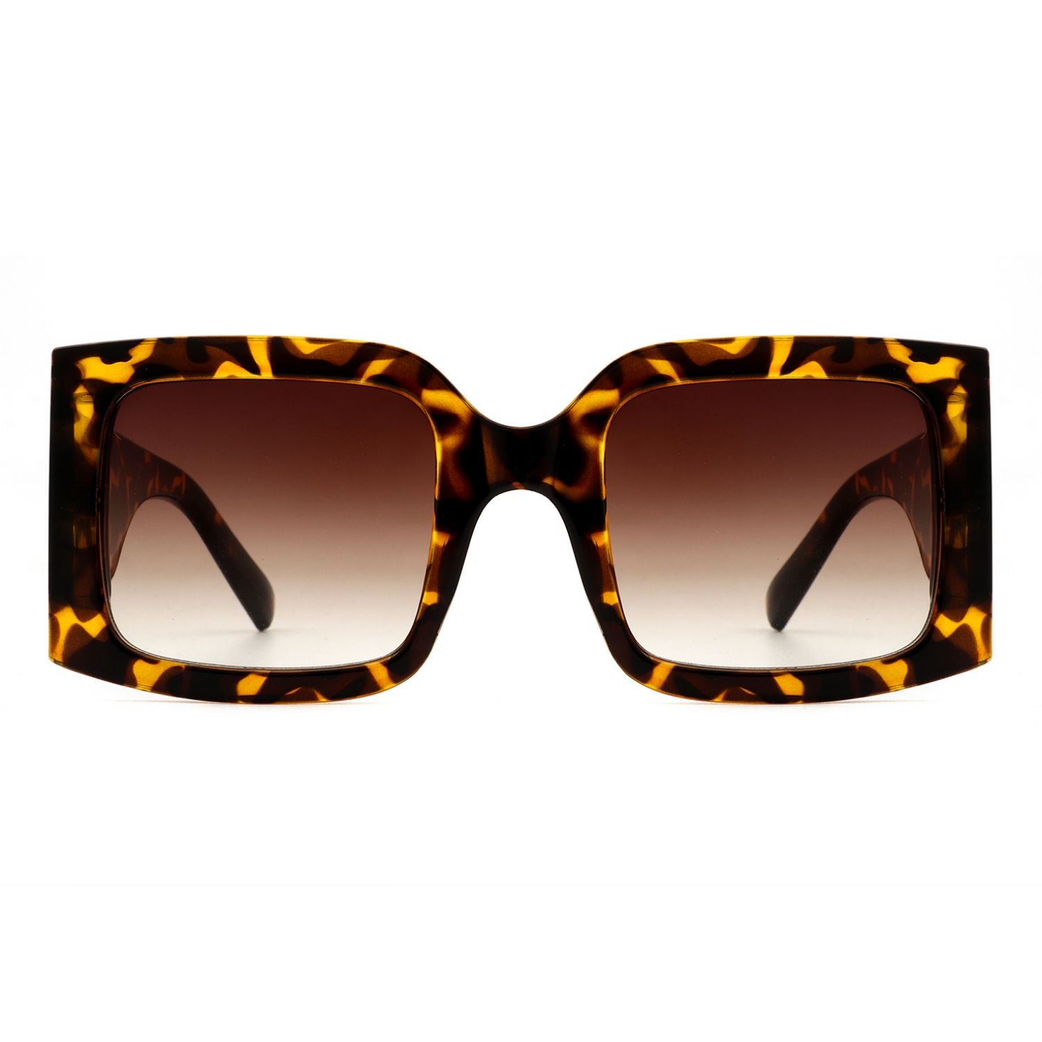 Vesela - Retro Square Oversize Fashion Sunglasses - lolaluxeshop