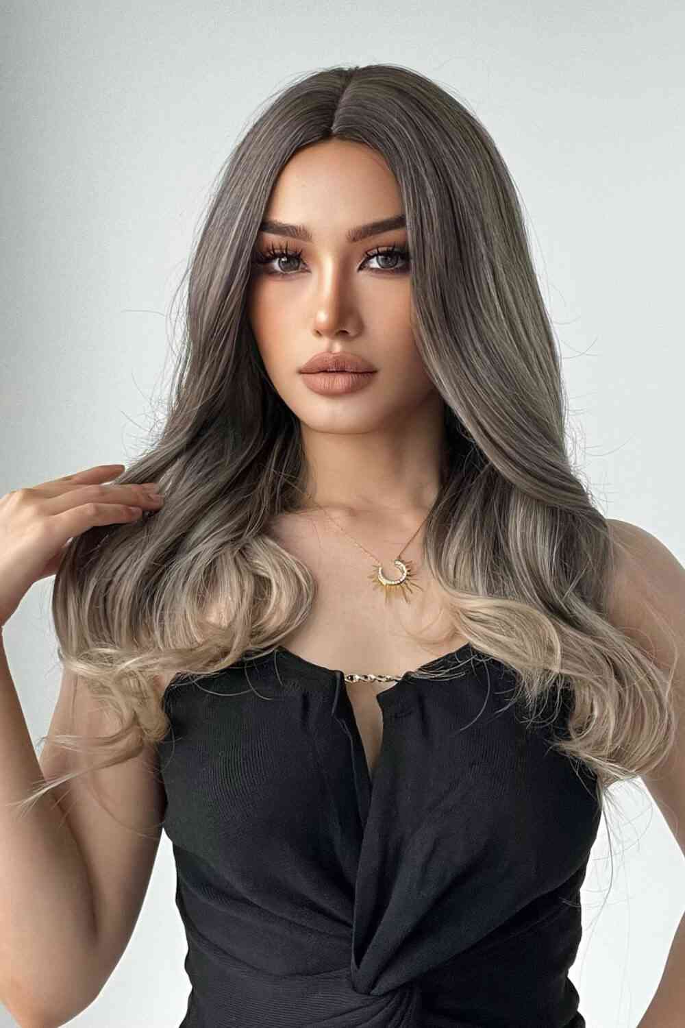 13*1" Full-Machine Wigs Synthetic Long Straight 24" - lolaluxeshop