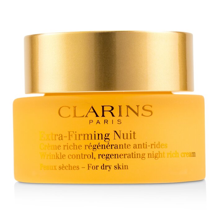 CLARINS - Extra-Firming Nuit Wrinkle Control, Regenerating Night Rich Cream - For Dry Skin - LOLA LUXE