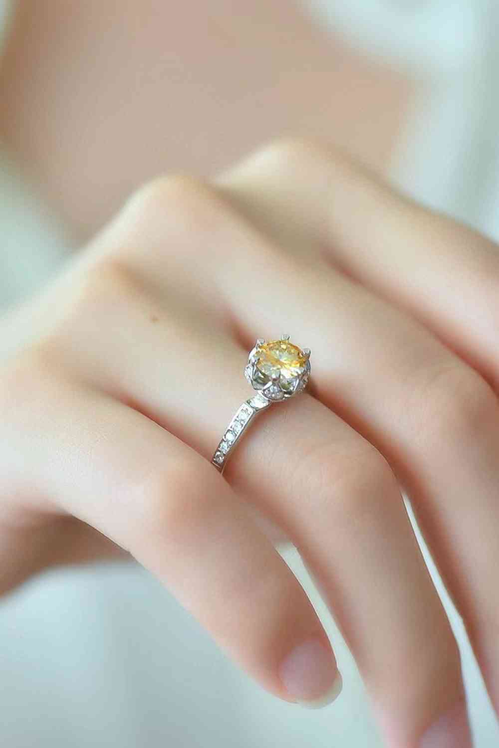 You'are My Lover 2 Carat Moissanite Ring - lolaluxeshop