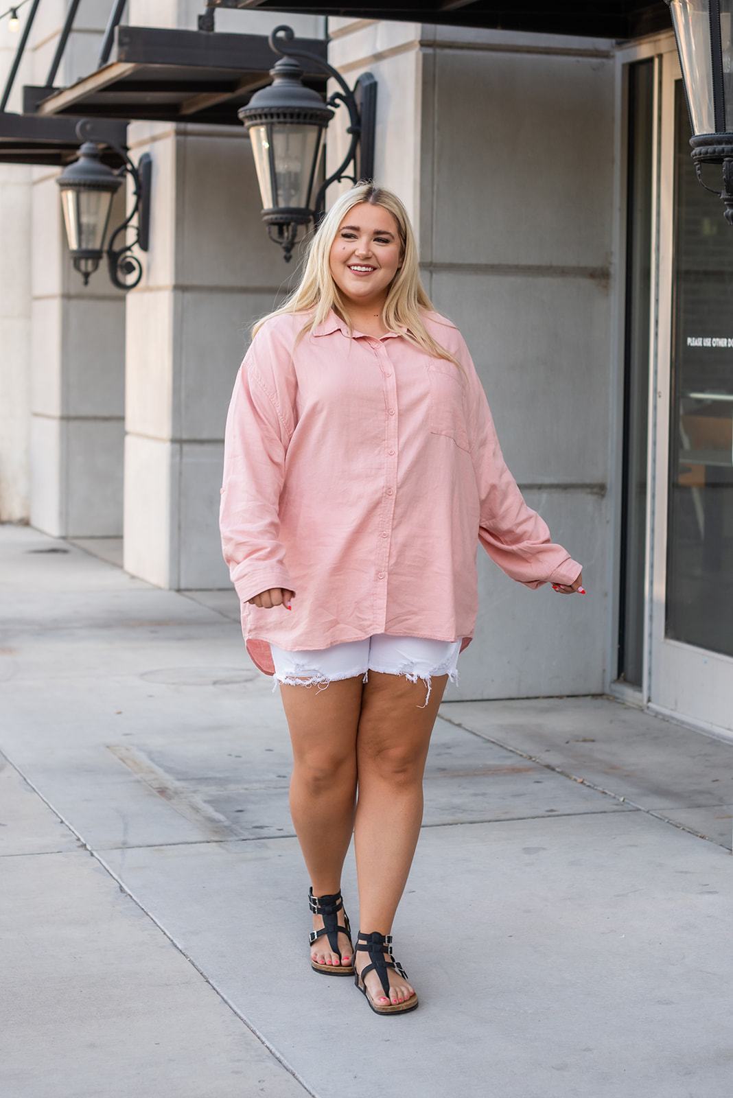 Summertime Memories Button-Down Shirt - LOLA LUXE