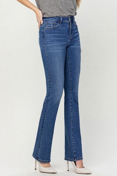 Vervet by Flying Monkey High Waist Bootcut Jeans - lolaluxeshop