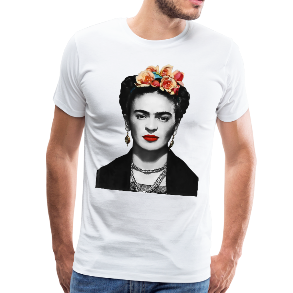 Frida Kahlo With Flowers Poster Artwork T-Shirt - LOLA LUXE