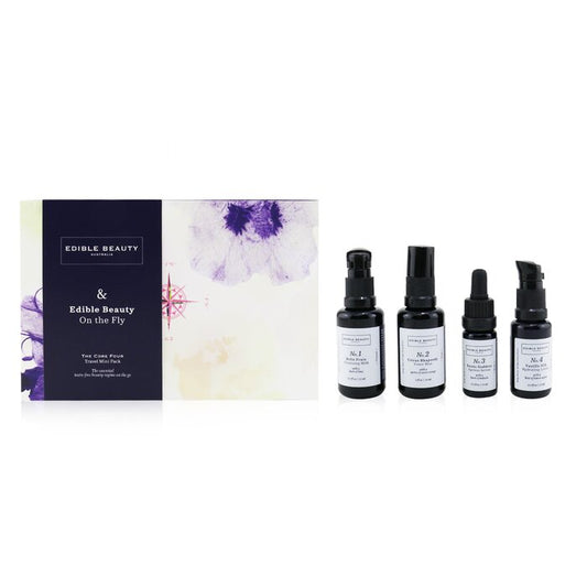 EDIBLE BEAUTY - & Edible Beauty on the Fly Travel Mini Kit: Cleansing Milk 15ml+ Toner Mist 30ml+ Ageless Serum 10ml+ Hydrating - LOLA LUXE